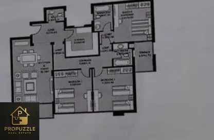 شقة - 3 غرف نوم - 2 حمامات للبيع في جايد ريزيدنس - كمبوندات التجمع الخامس - التجمع الخامس - مدينة القاهرة الجديدة - القاهرة