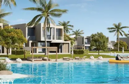 Chalet - 2 Bedrooms - 2 Bathrooms for sale in Azha North - Ras Al Hekma - North Coast