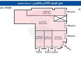 محل تجاري for للايجار in شارع مصطفي كامل الرفاعي - جناكليس - حي شرق - الاسكندرية