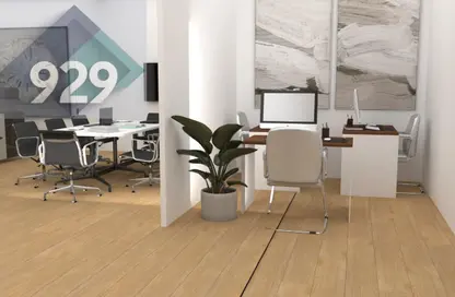 Office Space - Studio - 1 Bathroom for rent in Bank Center Street - South Teseen St. - The 5th Settlement - New Cairo City - Cairo