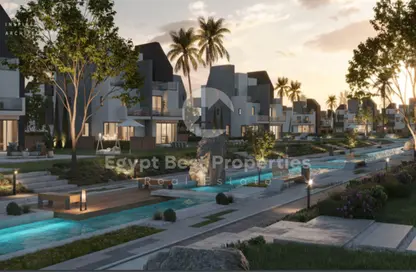 Townhouse - 4 Bedrooms - 4 Bathrooms for sale in Rivers - New Zayed City - Sheikh Zayed City - Giza