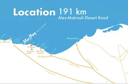 Chalet - 2 Bedrooms - 2 Bathrooms for sale in Mar Bay - Ras Al Hekma - North Coast