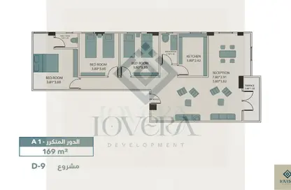 شقة - 3 غرف نوم - 2 حمامات للبيع في بيت الوطن - التجمع الخامس - مدينة القاهرة الجديدة - القاهرة