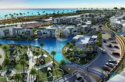 (بنتهاوس  (روف - 3 غرف نوم - 2 حمامات للبيع في يود - راس الحكمة - الساحل الشمالي