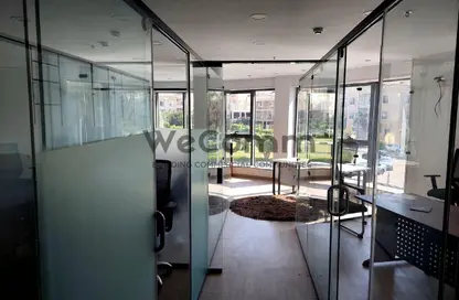 Office Space - Studio - 2 Bathrooms for rent in Bank Center Street - South Teseen St. - The 5th Settlement - New Cairo City - Cairo