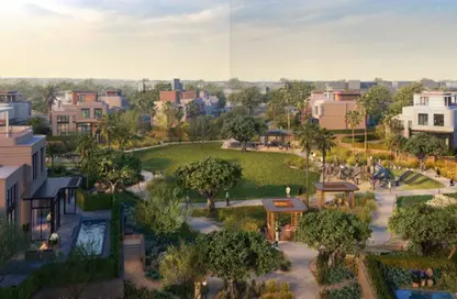 Apartment - 2 Bedrooms - 4 Bathrooms for sale in Crescent Walk - 5th Settlement Compounds - The 5th Settlement - New Cairo City - Cairo