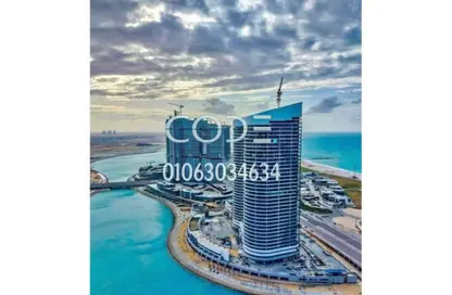 Apartment - 2 Bedrooms - 2 Bathrooms for sale in North Edge Towers - New Alamein City - Al Alamein - North Coast