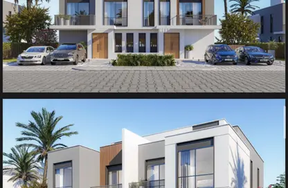 Twin House - 5 Bedrooms - 4 Bathrooms for sale in Lake West 3 - Sheikh Zayed Compounds - Sheikh Zayed City - Giza