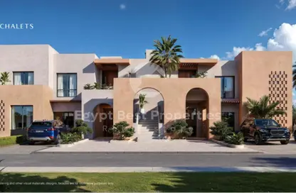 Chalet - 2 Bedrooms - 3 Bathrooms for sale in Ogami - Ras Al Hekma - North Coast