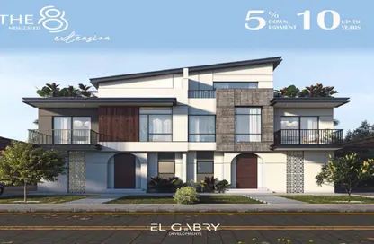 منزل مزدوج - 3 غرف نوم - 3 حمامات للبيع في شارع حوض 8 فرعي - الحزام الاخضر - مدينة 6 أكتوبر - الجيزة