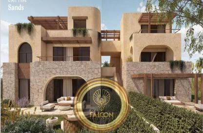 Chalet - 2 Bedrooms - 2 Bathrooms for sale in Ramla Lakeside - Qesm Ad Dabaah - North Coast