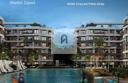 Apartment - 4 Bedrooms - 2 Bathrooms for sale in Coy - Sheikh Zayed Compounds - Sheikh Zayed City - Giza