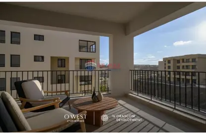 شقة - 2 غرف نوم - 3 حمامات للايجار في أو ويست - كمبوندات 6 أكتوبر - مدينة 6 أكتوبر - الجيزة