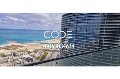 Apartment - 2 Bedrooms - 2 Bathrooms for sale in The Gate Towers - New Alamein City - Al Alamein - North Coast