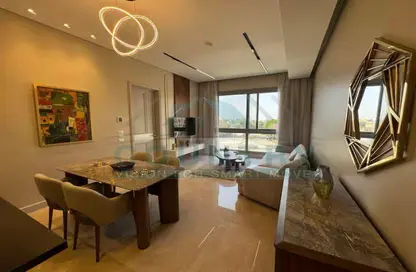 Apartment - 1 Bedroom - 2 Bathrooms for rent in Aljazi Marriott Residences - Mohamed Naguib Axis - North Investors Area - New Cairo City - Cairo