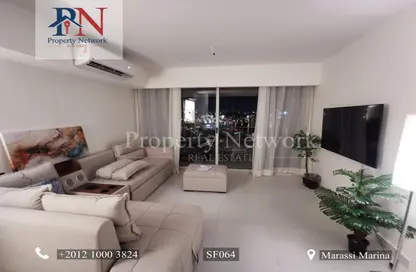 Chalet - 3 Bedrooms - 2 Bathrooms for rent in Marassi - Sidi Abdel Rahman - North Coast