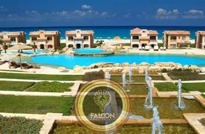 شاليه - غرفة نوم - 2 حمامات للبيع في تلال السخنة - العين السخنة - السويس