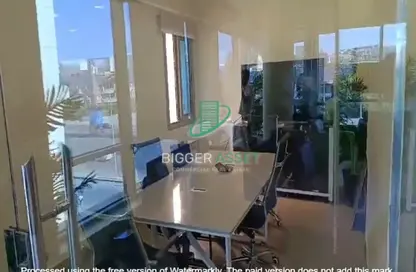 Office Space - Studio - 3 Bathrooms for rent in Bank Center Street - South Teseen St. - The 5th Settlement - New Cairo City - Cairo