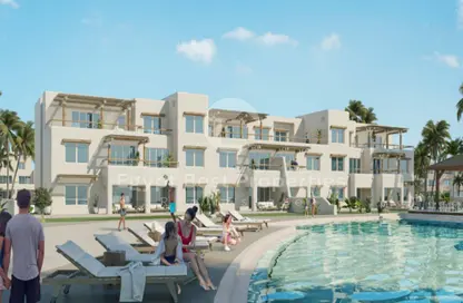 شاليه - 2 غرف نوم - 3 حمامات للبيع في هاسيندا وترز - قسم الضبعة - الساحل الشمالي