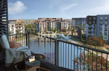 Apartment - 2 Bedrooms - 2 Bathrooms for sale in Swan Lake Residence - 5th Settlement Compounds - The 5th Settlement - New Cairo City - Cairo