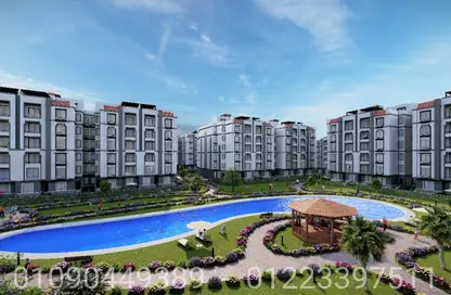 Apartment - 3 Bedrooms - 3 Bathrooms for sale in New Obour City - Qalyubia