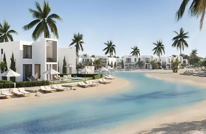 Chalet - 3 Bedrooms - 3 Bathrooms for sale in Ramla Lakeside - Qesm Ad Dabaah - North Coast