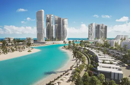 شاليه - 3 غرف نوم - 3 حمامات للبيع في ذا جيت تاورز - مدينة العلمين الجديدة - العلمين - الساحل الشمالي