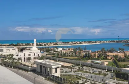 شقة - 2 غرف نوم - 2 حمامات للبيع في الداون تاون - مدينة العلمين الجديدة - العلمين - الساحل الشمالي