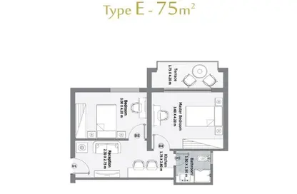 Apartment - 2 Bedrooms - 1 Bathroom for sale in Remal - Ras Al Hekma - North Coast