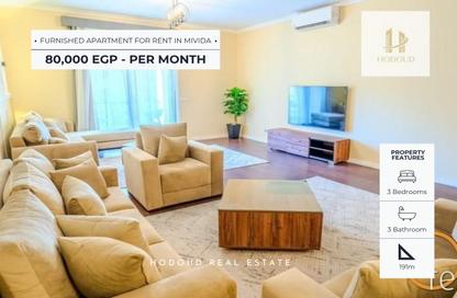 Apartment - 3 Bedrooms - 3 Bathrooms for rent in Mivida - 5th Settlement Compounds - The 5th Settlement - New Cairo City - Cairo