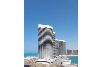 Apartment - 1 Bedroom - 1 Bathroom for sale in The Gate Towers - New Alamein City - Al Alamein - North Coast