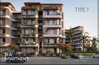 Apartment - 1 Bedroom - 2 Bathrooms for sale in Crescent Walk - 5th Settlement Compounds - The 5th Settlement - New Cairo City - Cairo