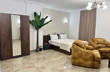 Apartment - Studio - 1 Bathroom for rent in Mostashareen - North Investors Area - New Cairo City - Cairo