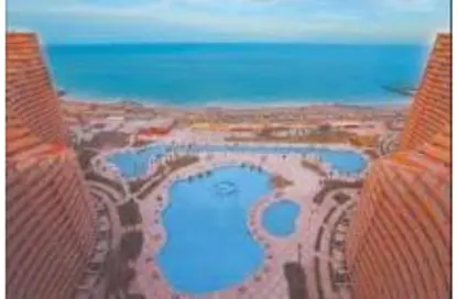 شاليه - 2 غرف نوم - 2 حمامات للبيع في بورتو السخنة - العين السخنة - السويس