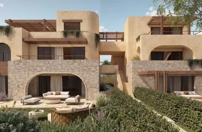 Chalet - 2 Bedrooms - 2 Bathrooms for sale in Ramla Lakeside - Qesm Ad Dabaah - North Coast