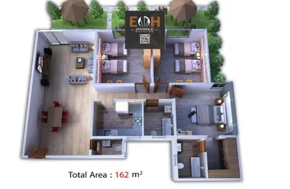 Apartment - 3 Bedrooms - 3 Bathrooms for sale in Belbeis Road   Road 10 - 3rd District - Obour City - Qalyubia