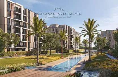 Apartment - 1 Bedroom - 2 Bathrooms for sale in Swan Lake Residence - 5th Settlement Compounds - The 5th Settlement - New Cairo City - Cairo