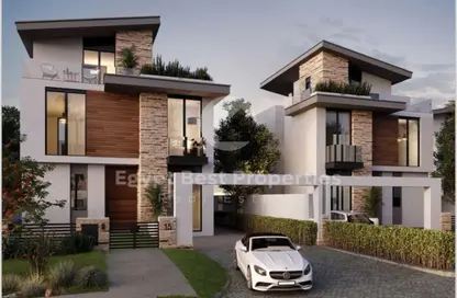 Townhouse - 3 Bedrooms - 3 Bathrooms for sale in Karmell - New Zayed City - Sheikh Zayed City - Giza Townhouse - 3 Bedrooms - 3 Bathrooms for sale in Karmell - New Zayed City - Sheikh Zayed City - Giza