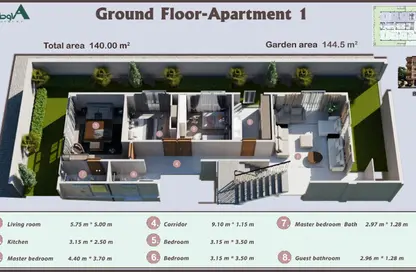 Apartment - 3 Bedrooms - 2 Bathrooms for sale in Bait Alwatan - The 5th Settlement - New Cairo City - Cairo