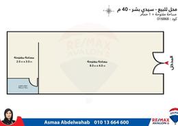 محل for للبيع in طريق الزعيم جمال عبد الناصر - سيدي بشر - حي اول المنتزة - الاسكندرية