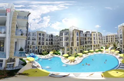 Apartment - 3 Bedrooms - 1 Bathroom for sale in Aqua Palms Resort - Hurghada Resorts - Hurghada - Red Sea