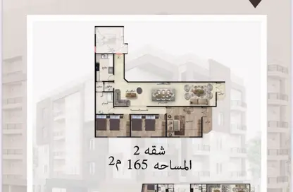 Apartment - 3 Bedrooms - 2 Bathrooms for sale in Gadeela - Al Mansoura - Al Daqahlya