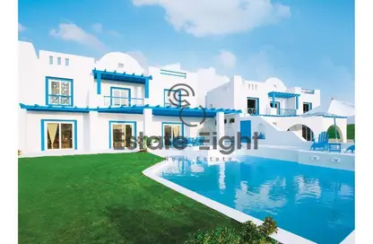 Chalet - 3 Bedrooms - 3 Bathrooms for rent in Mountain View - Ras Al Hekma - North Coast
