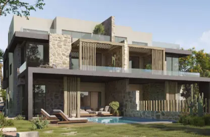 Chalet - 3 Bedrooms - 4 Bathrooms for sale in Azha North - Ras Al Hekma - North Coast