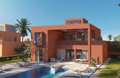 Townhouse - 3 Bedrooms - 3 Bathrooms for sale in Shedwan Resort - Al Gouna - Hurghada - Red Sea
