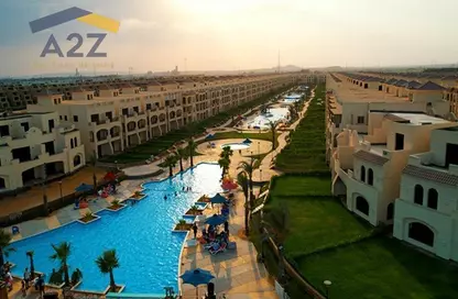 Duplex - 4 Bedrooms - 3 Bathrooms for sale in Lasirena Palm Beach - Al Ain Al Sokhna - Suez