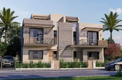 Twin House - 4 Bedrooms - 4 Bathrooms for sale in Eden - Cairo Gate - Sheikh Zayed Compounds - Sheikh Zayed City - Giza