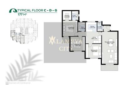 Apartment - 3 Bedrooms - 3 Bathrooms for sale in Qamary - R8 - New Capital City - Cairo