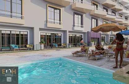 Apartment - 2 Bedrooms - 1 Bathroom for sale in Al Ahyaa District - Hurghada - Red Sea