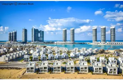 Apartment - 3 Bedrooms - 3 Bathrooms for sale in Mazarine - New Alamein City - Al Alamein - North Coast